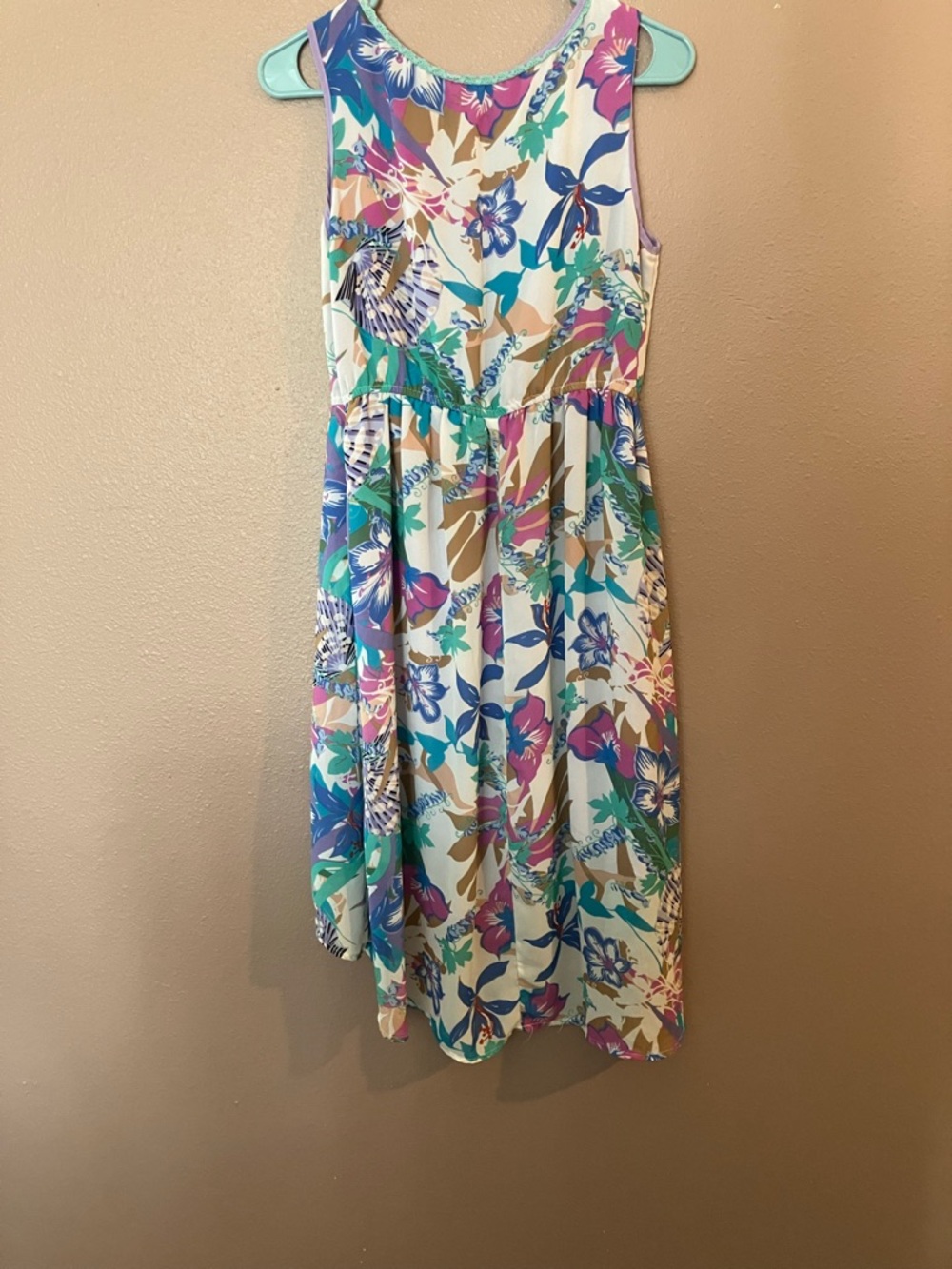 Romy Lavender and Mint Floral Dress